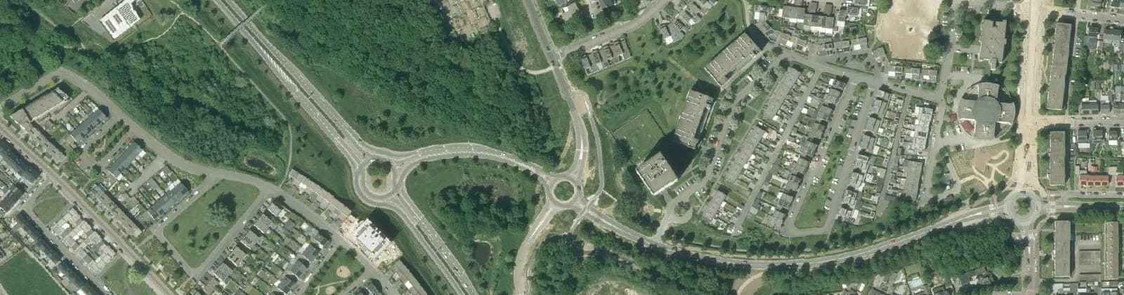 Luchtfoto van Achter den Winkel