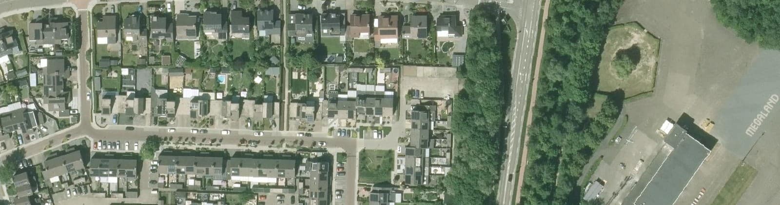 Luchtfoto van Mijnbuurt