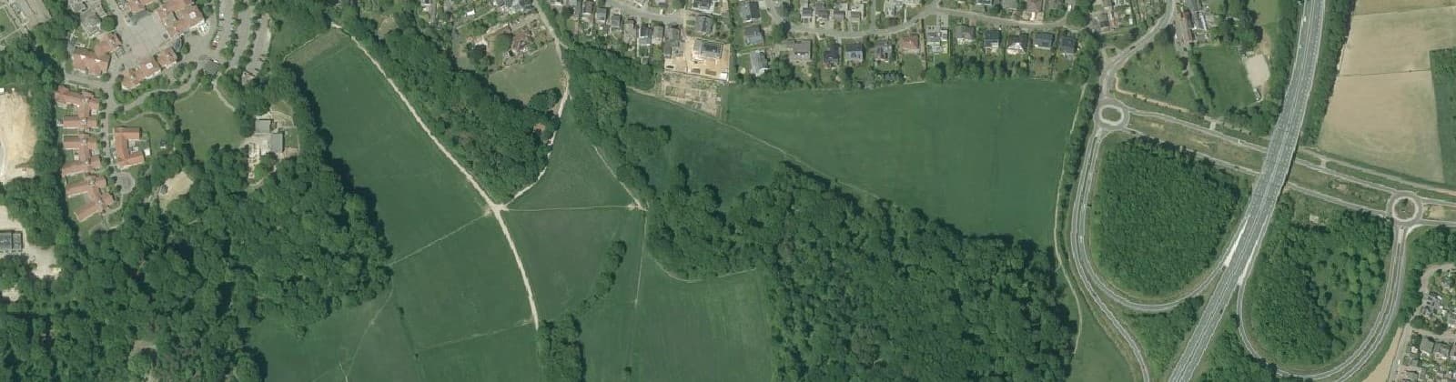 Luchtfoto van Hoefveld