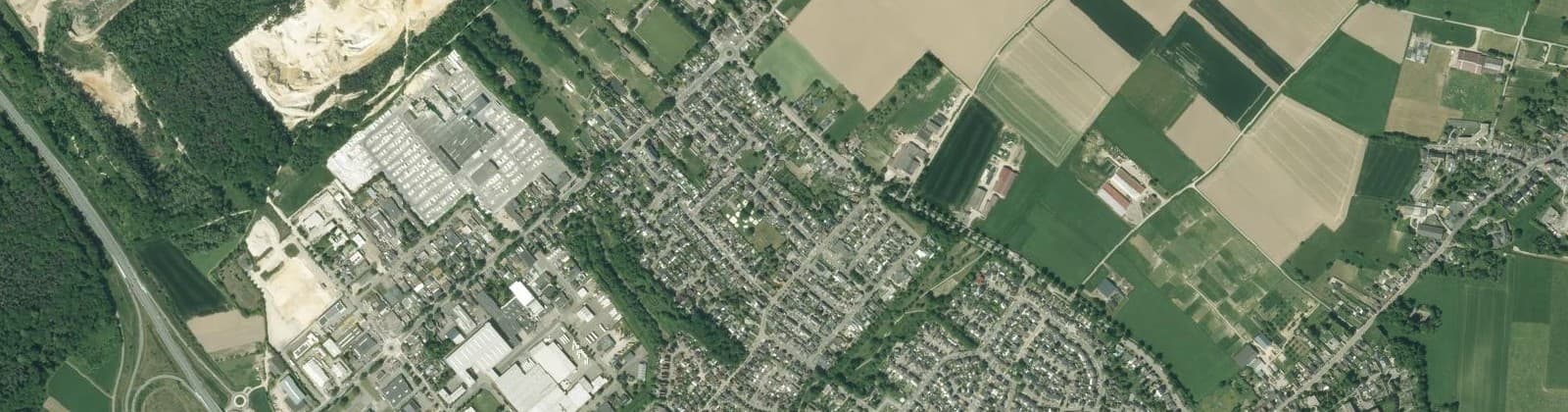 Luchtfoto van Abdissenbosch