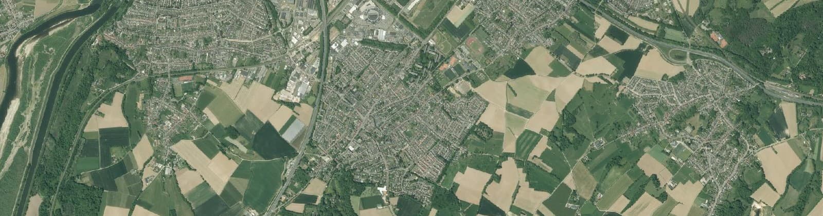 Luchtfoto van Beek