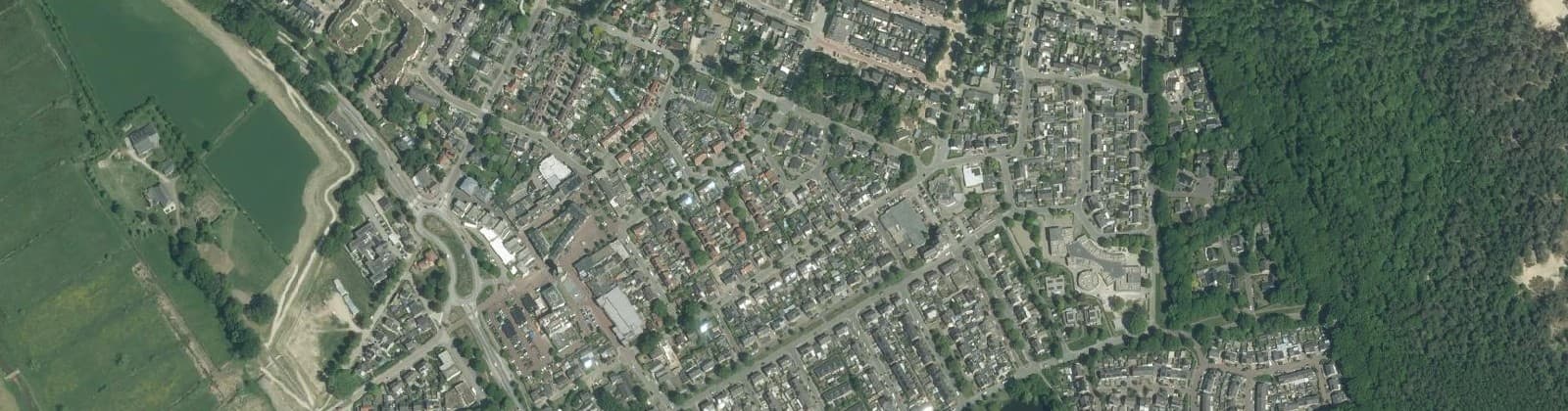 Luchtfoto van Nieuw-Bergen Kern