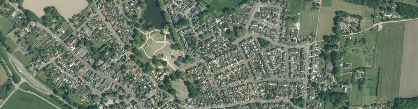 Luchtfoto van Afferden Kern