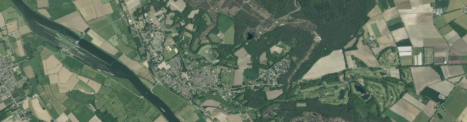 Luchtfoto van Afferden Buitengebied