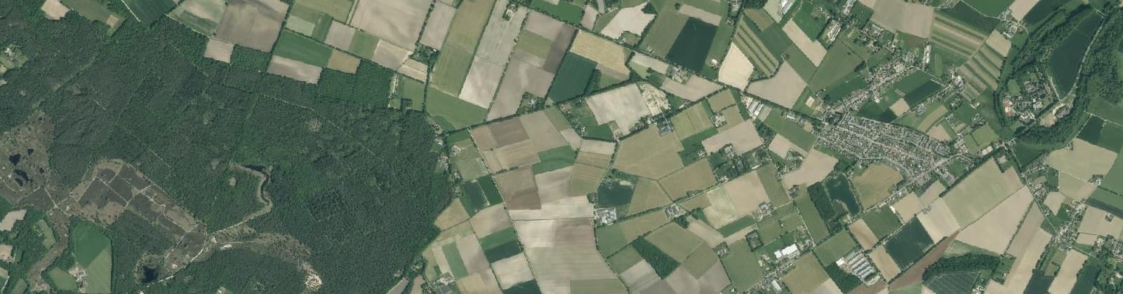 Luchtfoto van Siebengewald Buitengebied