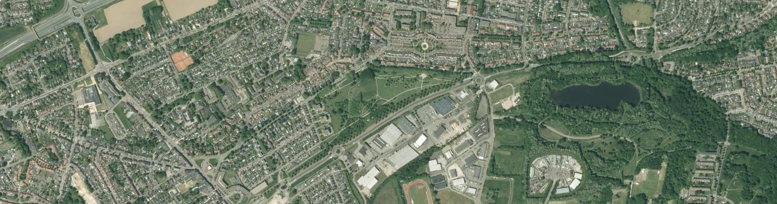 Luchtfoto van Treebeek-Zuid