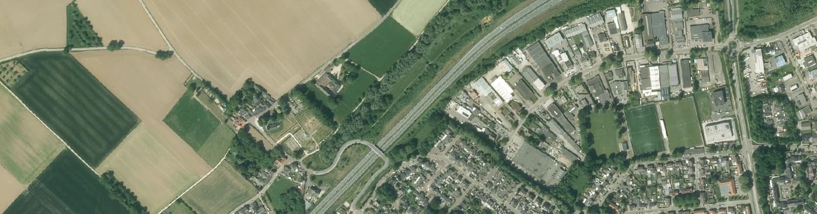 Luchtfoto van Merkelbeekerdal