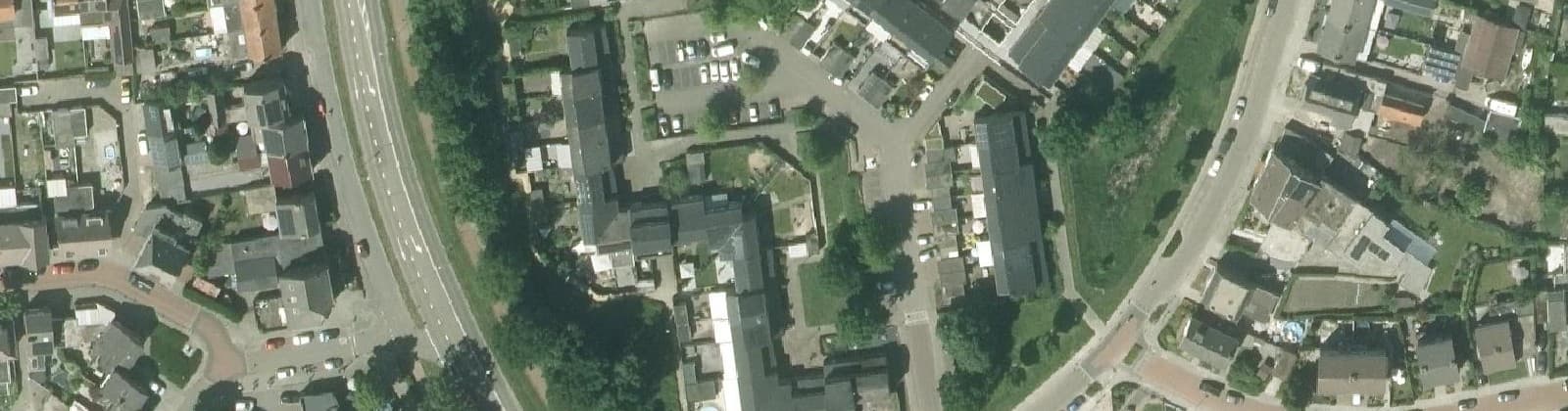 Luchtfoto van Op gen Hoes