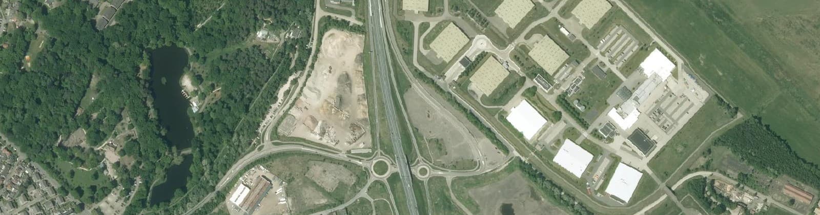 Luchtfoto van Hendrik en omgeving