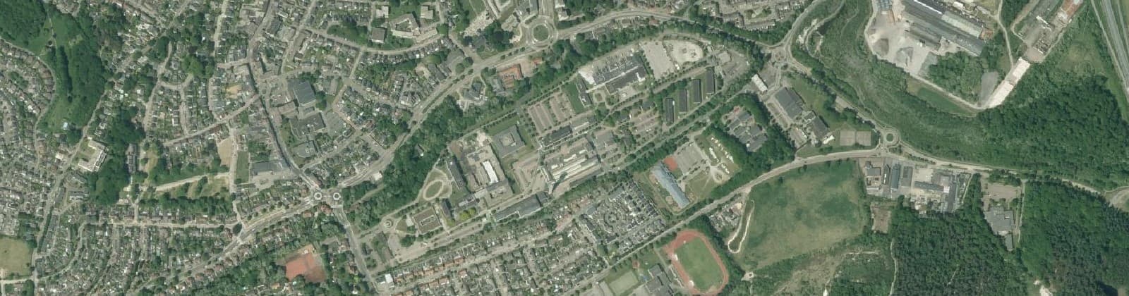 Luchtfoto van Douvenberg