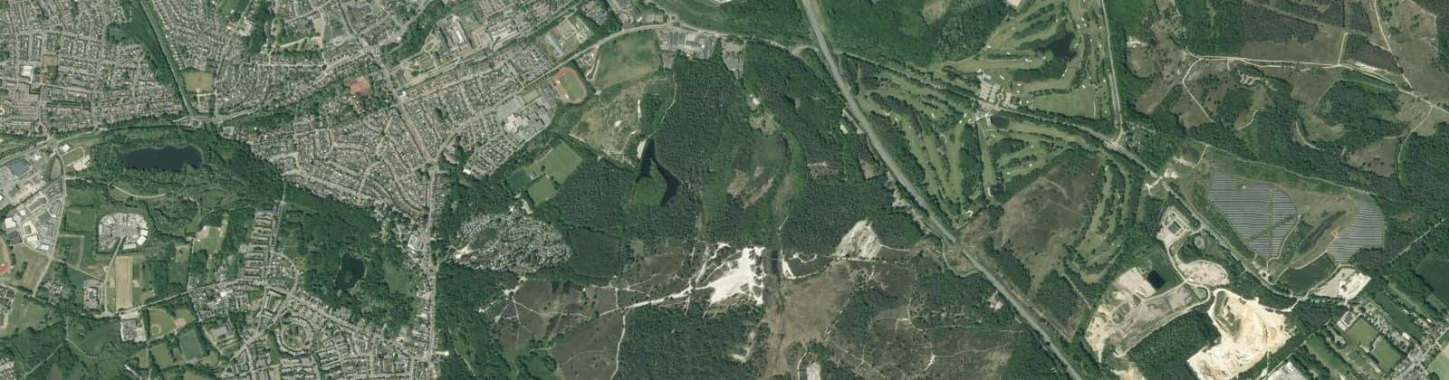 Luchtfoto van Brunssumer Heide