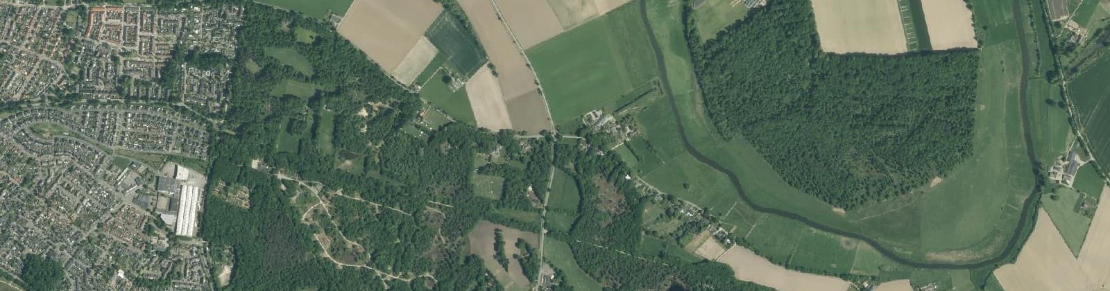 Luchtfoto van Looierheide
