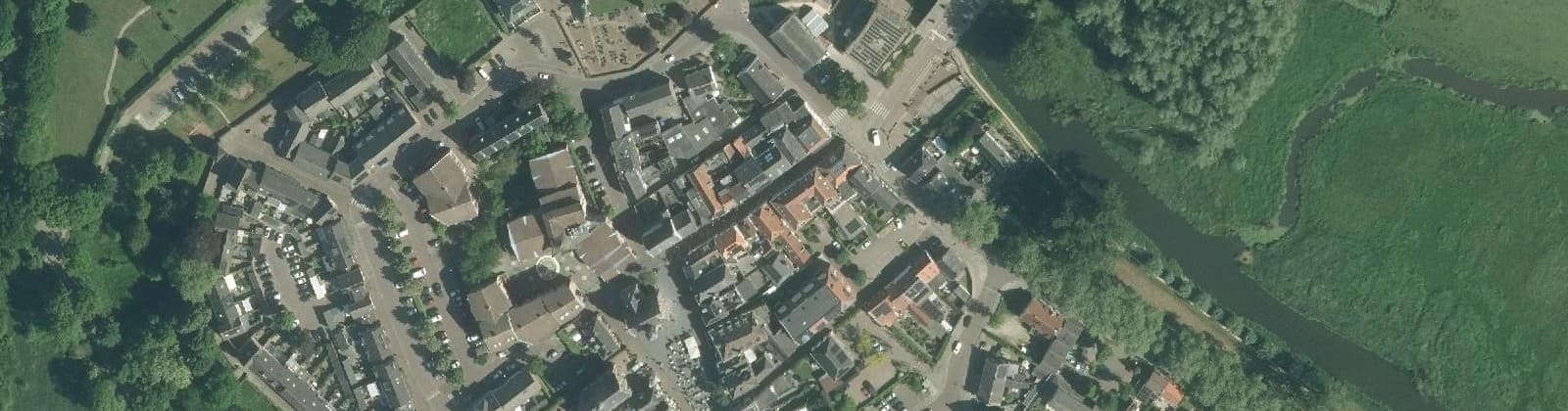 Luchtfoto van Oude Stadskern