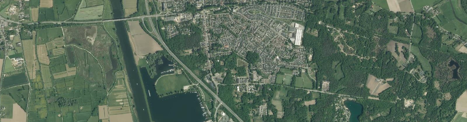 Luchtfoto van Zuid