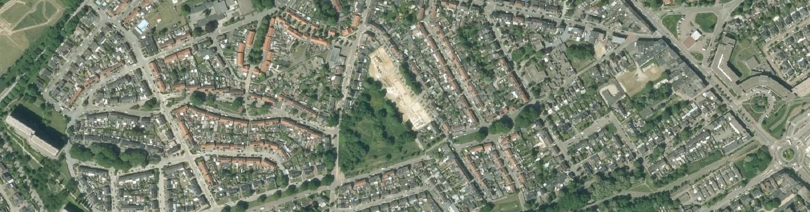 Luchtfoto van Mariarade-Zuid