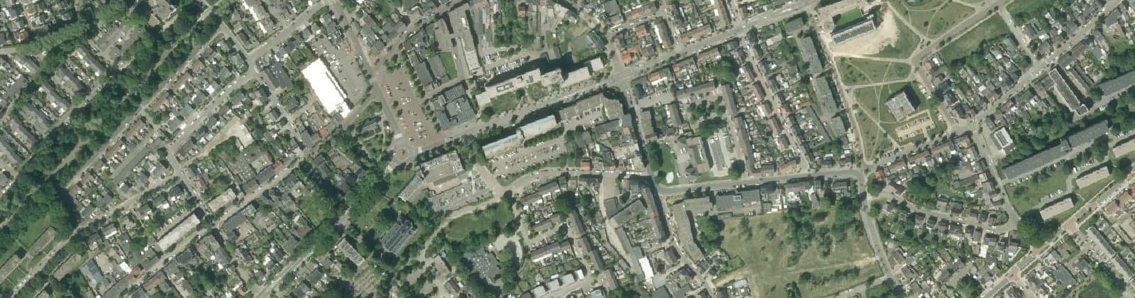 Luchtfoto van Hoensbroek-Centrum