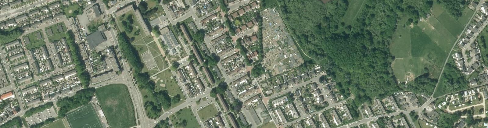 Luchtfoto van Passart