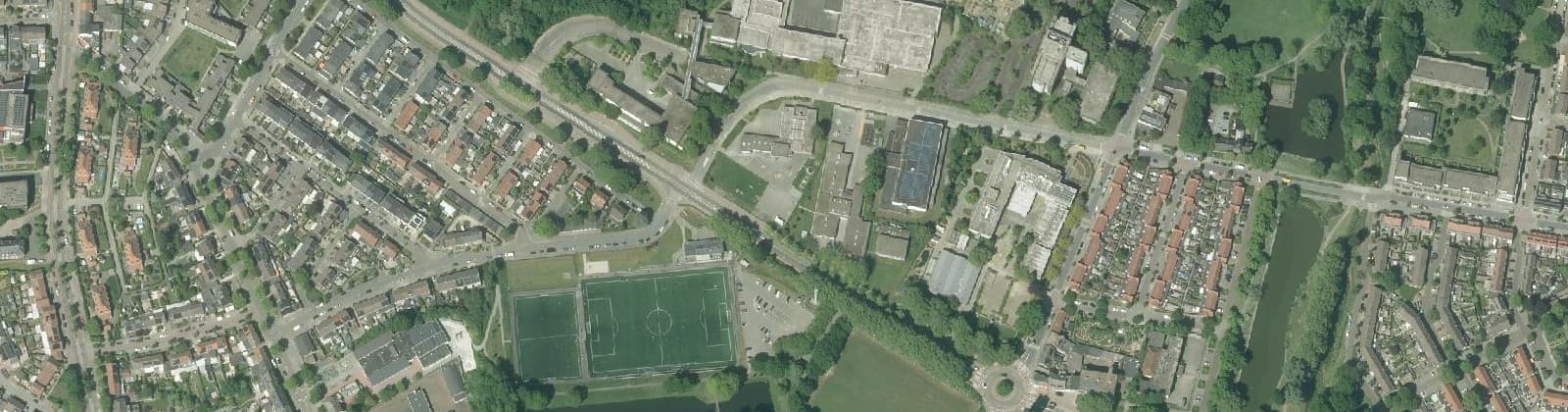Luchtfoto van Burettestraat en omgeving