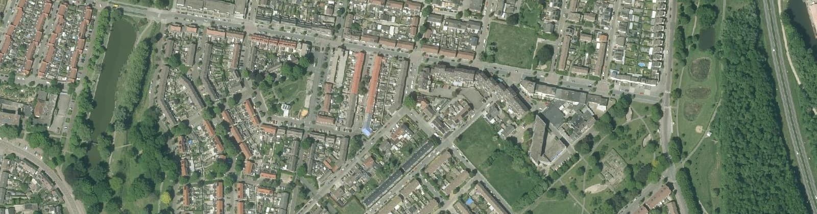 Luchtfoto van Meezenbroek