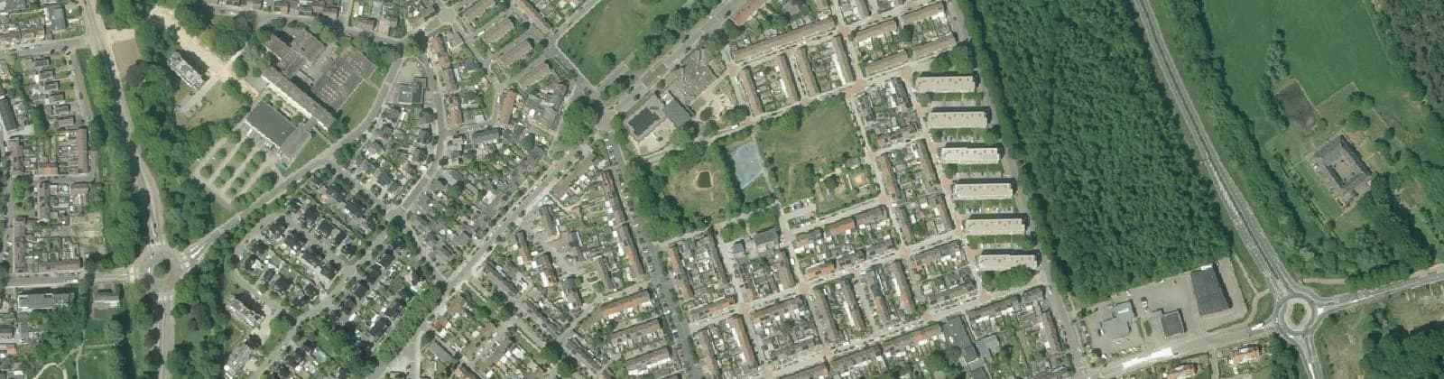 Luchtfoto van Schaesbergerveld