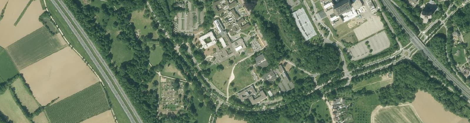 Luchtfoto van Ziekenhuis