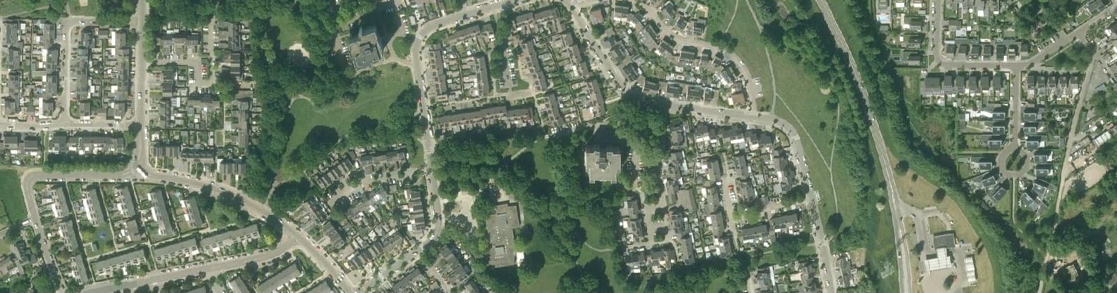 Luchtfoto van Egstraat en omgeving