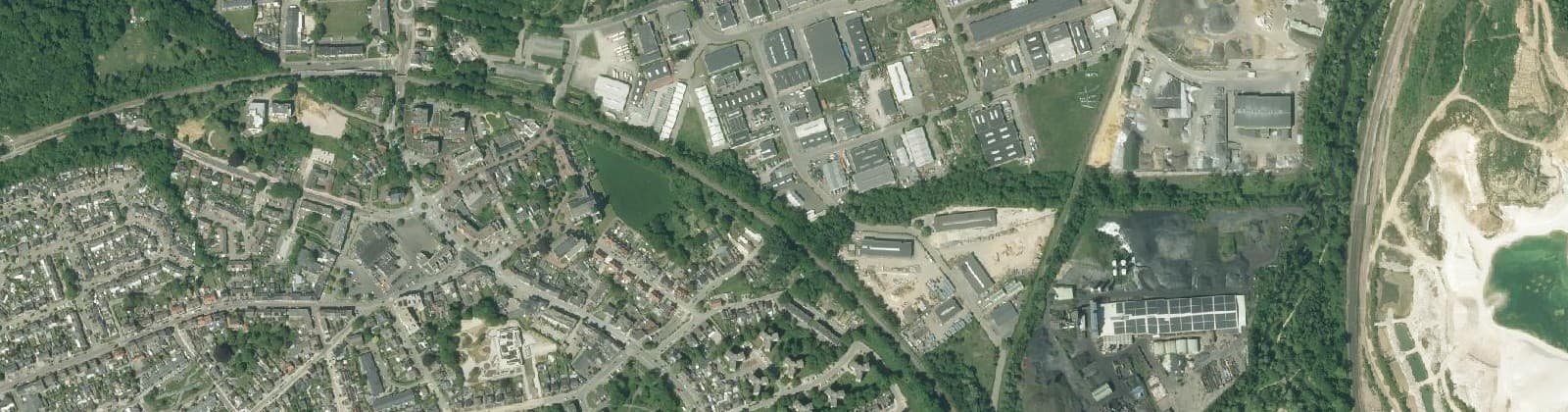 Luchtfoto van Eygelshoven-Kom