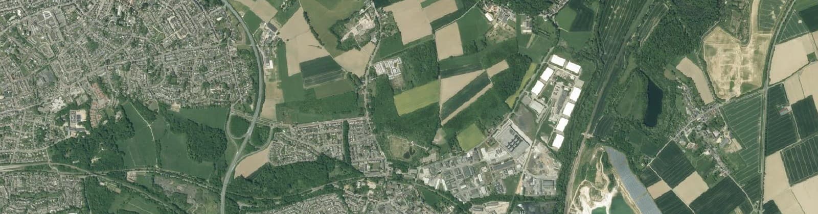 Luchtfoto van Waubacherveld