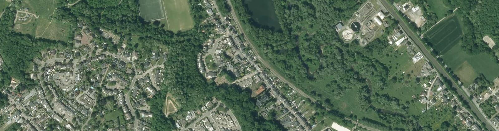Luchtfoto van Haanrade