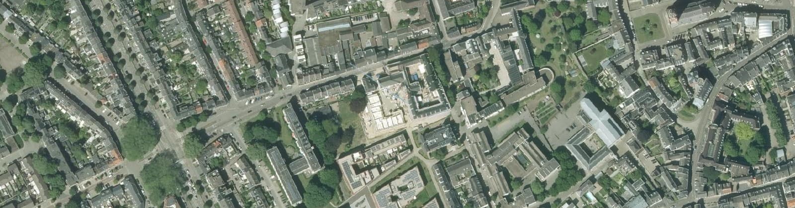 Luchtfoto van Kommelkwartier
