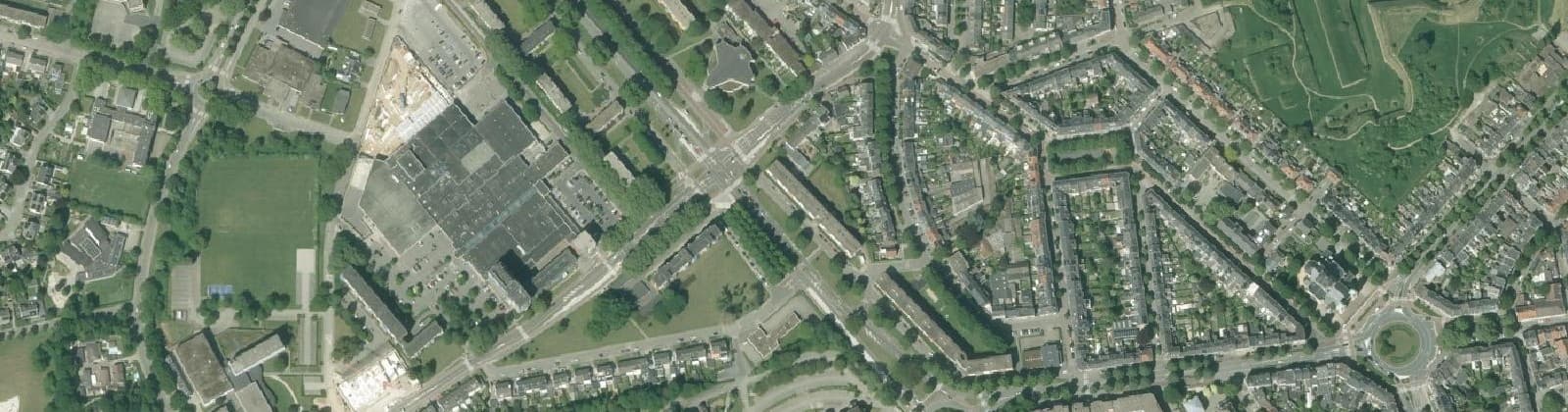 Luchtfoto van Brusselsepoort