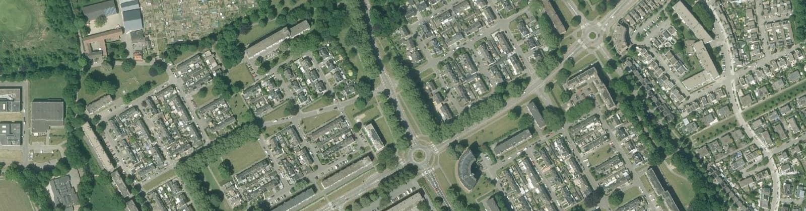 Luchtfoto van Belfort