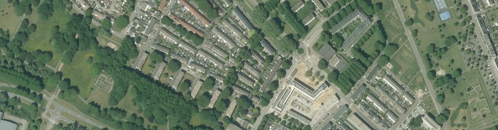 Luchtfoto van Malpertuis