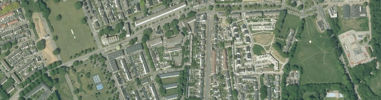 Luchtfoto van Caberg