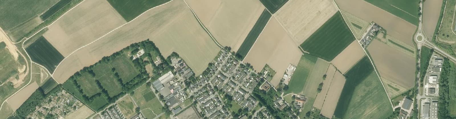 Luchtfoto van Oud-Caberg