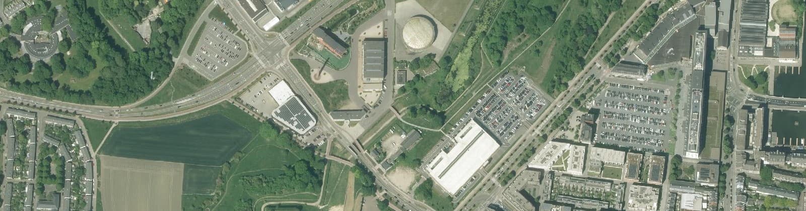 Luchtfoto van Frontenkwartier