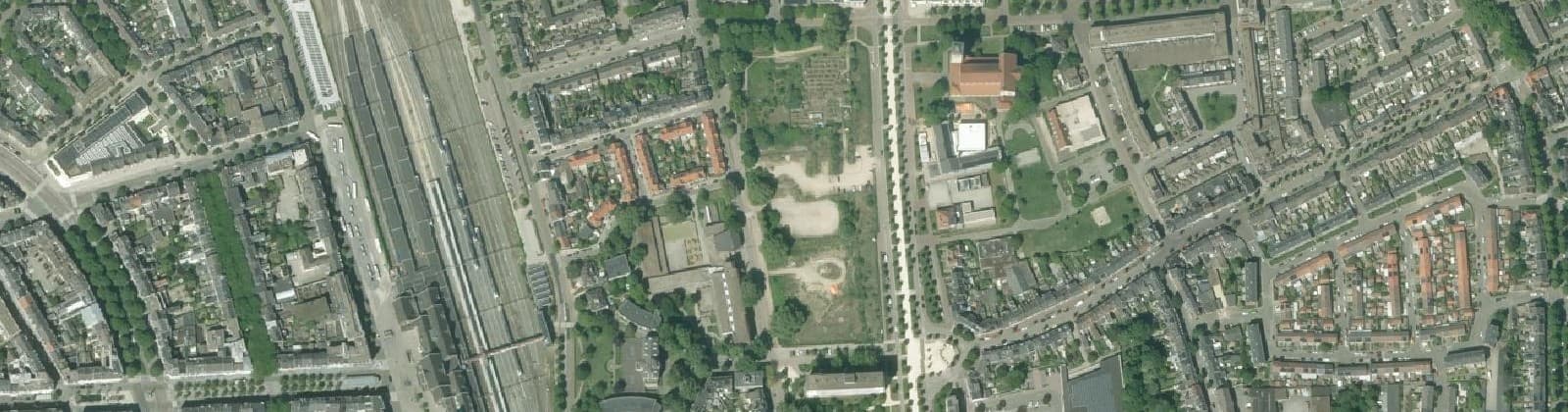 Luchtfoto van Wyckerpoort