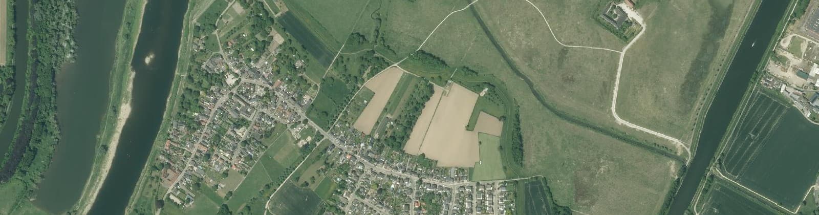 Luchtfoto van Itteren
