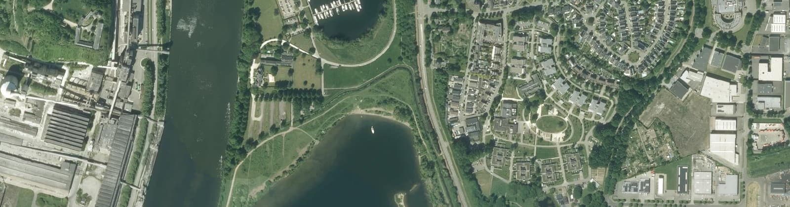 Luchtfoto van Heugem