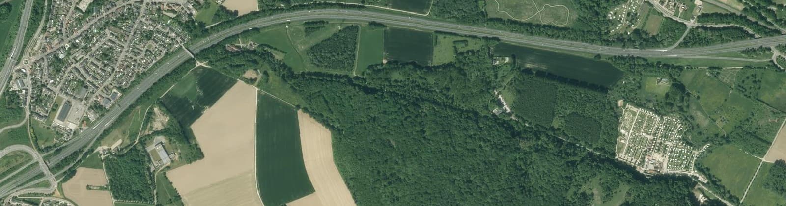 Luchtfoto van Verspreide huizen
