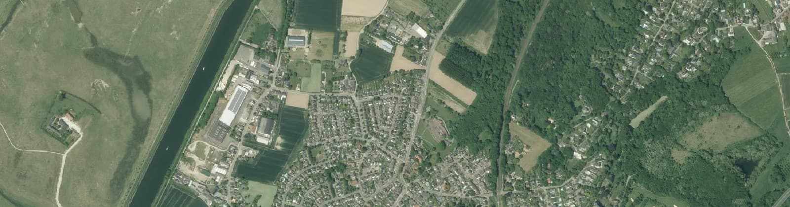 Luchtfoto van Bunde