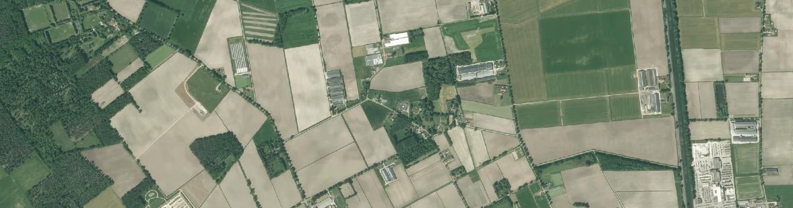 Luchtfoto van Bosserstraat-Lage Kuilen