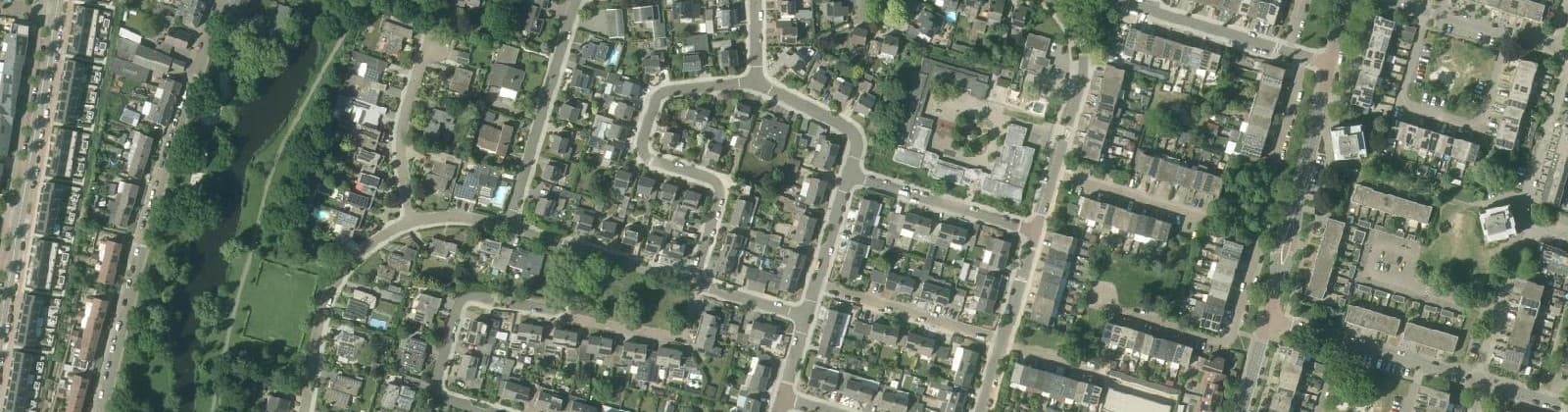 Luchtfoto van Kastelenbuurt