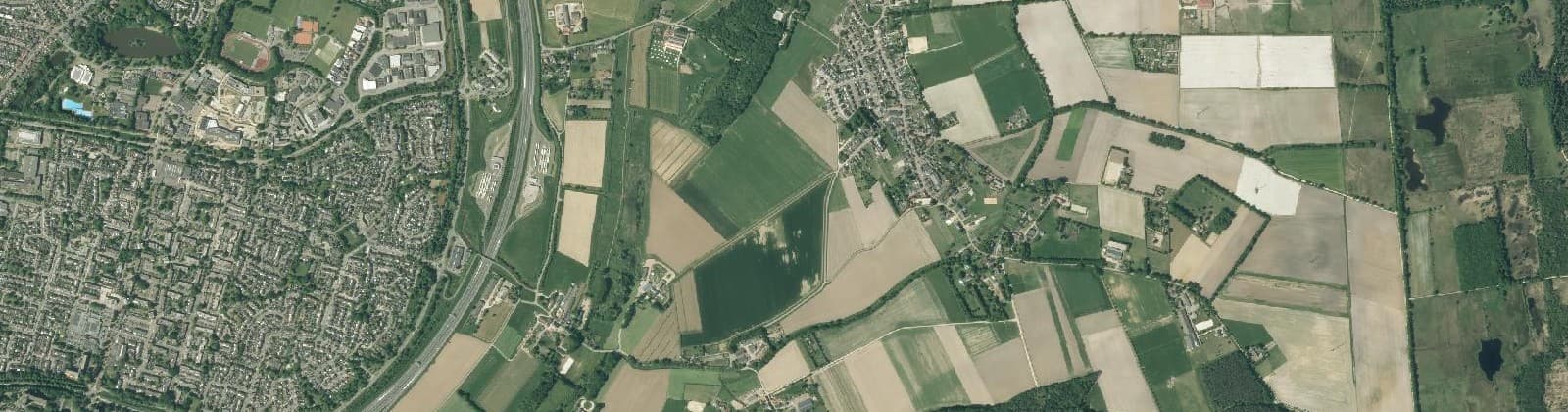 Luchtfoto van Asenray buitengebied