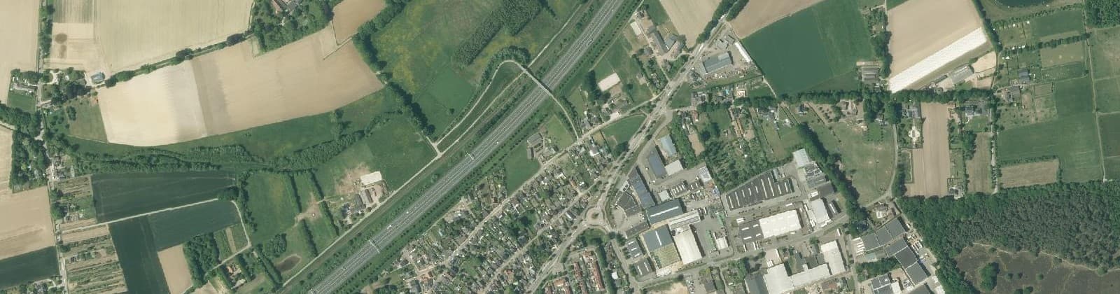 Luchtfoto van Heide
