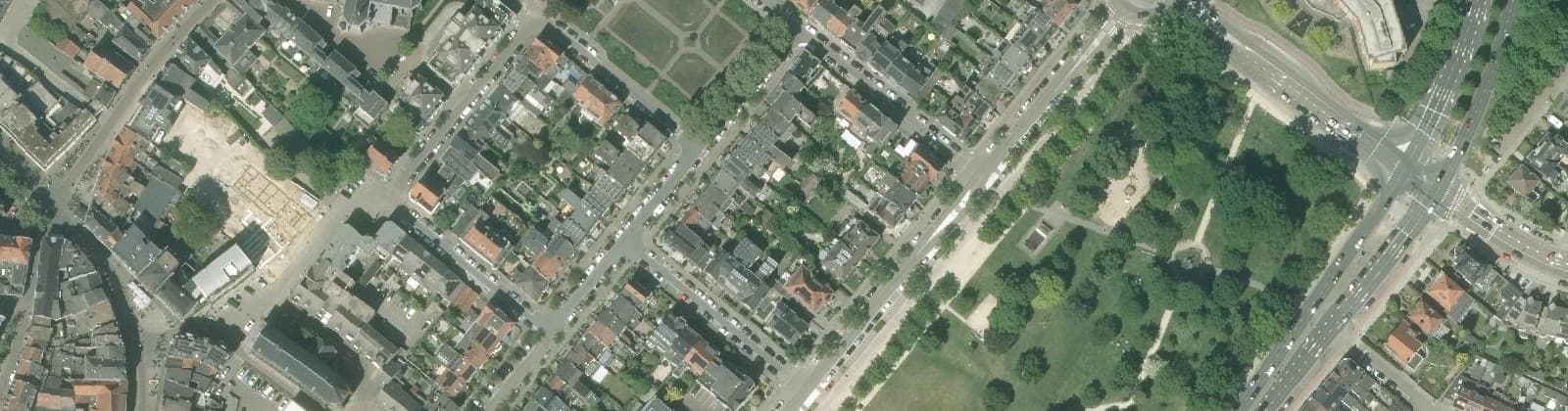 Luchtfoto van Rosarium e.o.
