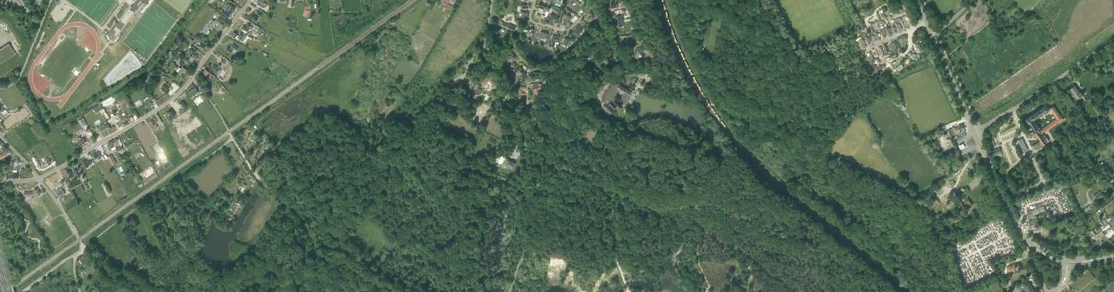 Luchtfoto van Onderste en Bovenste Molen