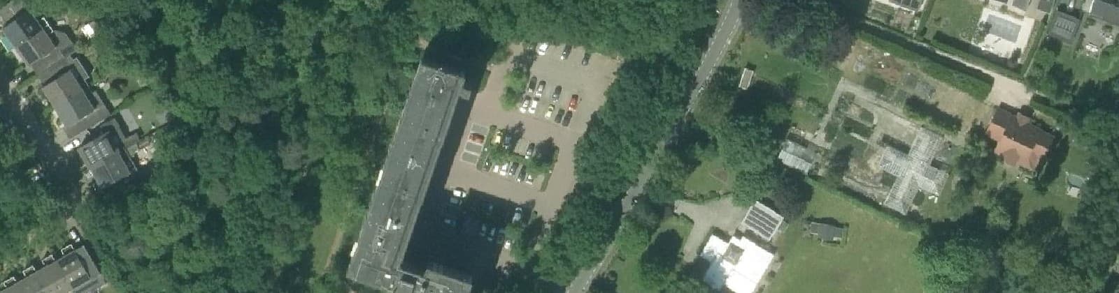 Luchtfoto van Postwegflat