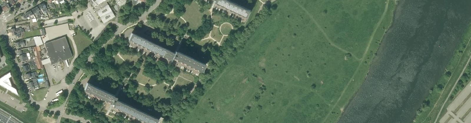 Luchtfoto van Molenbossen