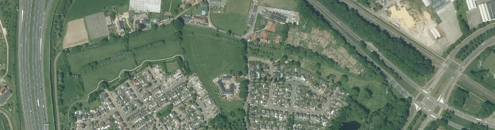 Luchtfoto van Klingerberg-Noord
